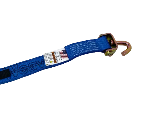 12 Feet Diamond Weave Replacement Wheel Strap with Rubber Cleats (Swivel J)