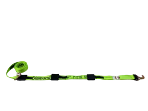 14 Feet Diamond Weave Replacement Wheel Strap with Rubber Cleats (Wire Hook)