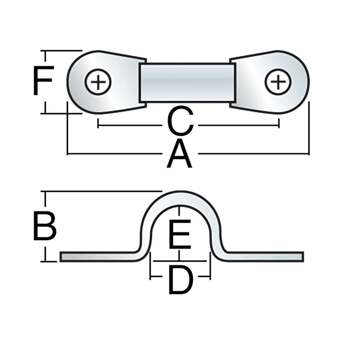 27mm Harken Micro Eyestrap x 2 - 281.PAIR