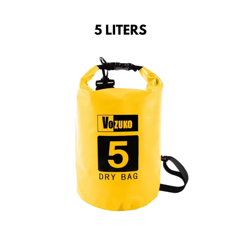 5L to 30L Dry Bag Waterproof Bag Large Capacity 500D PVC Drum Type Lightweight Outdoor Soft Material for Pool Beach Camping