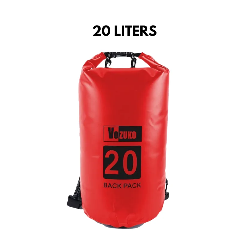 5L to 30L Dry Bag Waterproof Bag Large Capacity 500D PVC Drum Type Lightweight Outdoor Soft Material for Pool Beach Camping