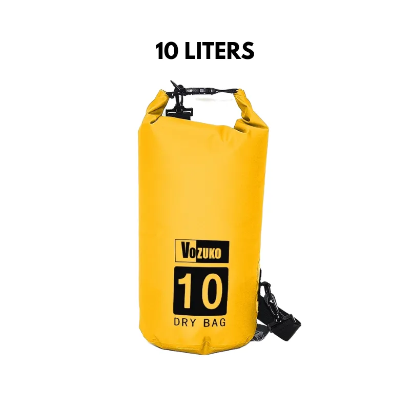 5L to 30L Dry Bag Waterproof Bag Large Capacity 500D PVC Drum Type Lightweight Outdoor Soft Material for Pool Beach Camping
