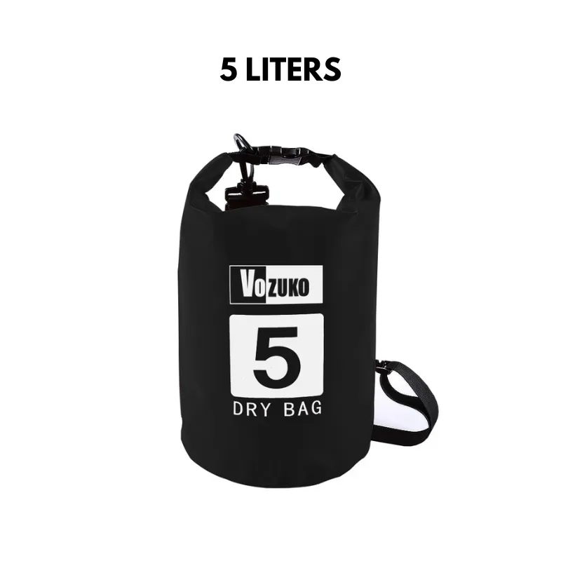 5L to 30L Dry Bag Waterproof Bag Large Capacity 500D PVC Drum Type Lightweight Outdoor Soft Material for Pool Beach Camping