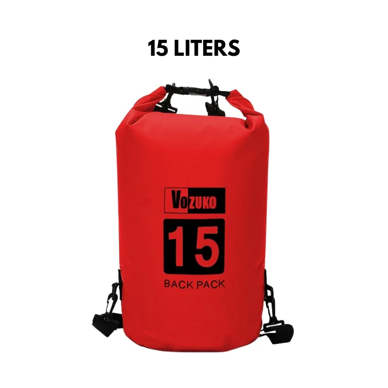 5L to 30L Dry Bag Waterproof Bag Large Capacity 500D PVC Drum Type Lightweight Outdoor Soft Material for Pool Beach Camping