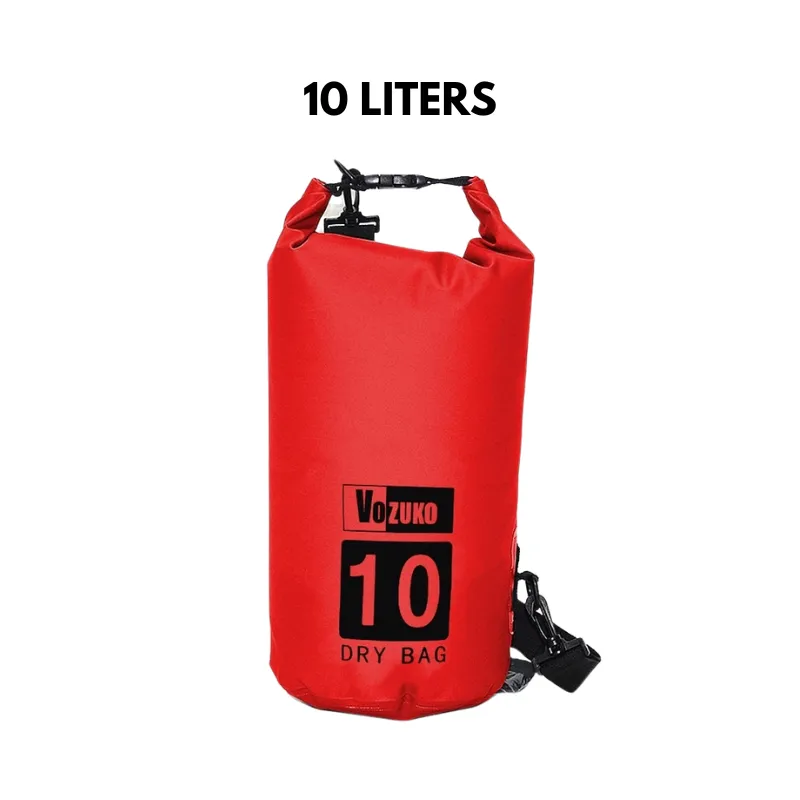 5L to 30L Dry Bag Waterproof Bag Large Capacity 500D PVC Drum Type Lightweight Outdoor Soft Material for Pool Beach Camping