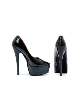652-PRINCE Platform Pump  | Black  Patent