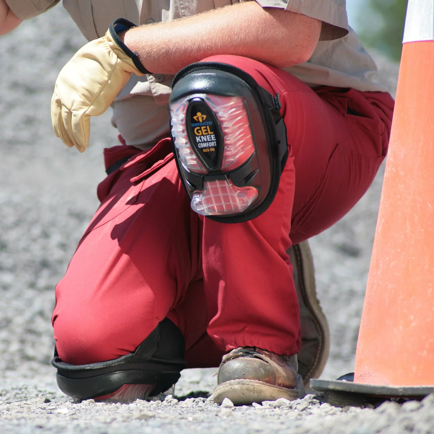 865-00 Extended Cap All-Terrain Gel Kneepads