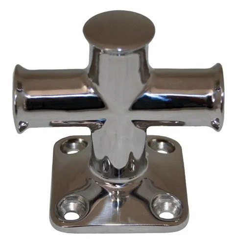 90 MM CROSS BOLLARD - 316 STAINLESS STEEL