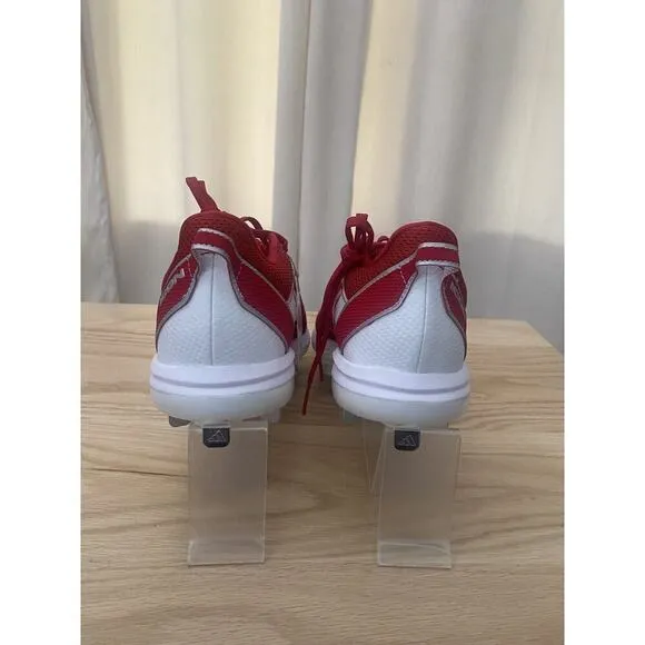 Adidas men’s Icon Red Baseball Cleats Size 11.5