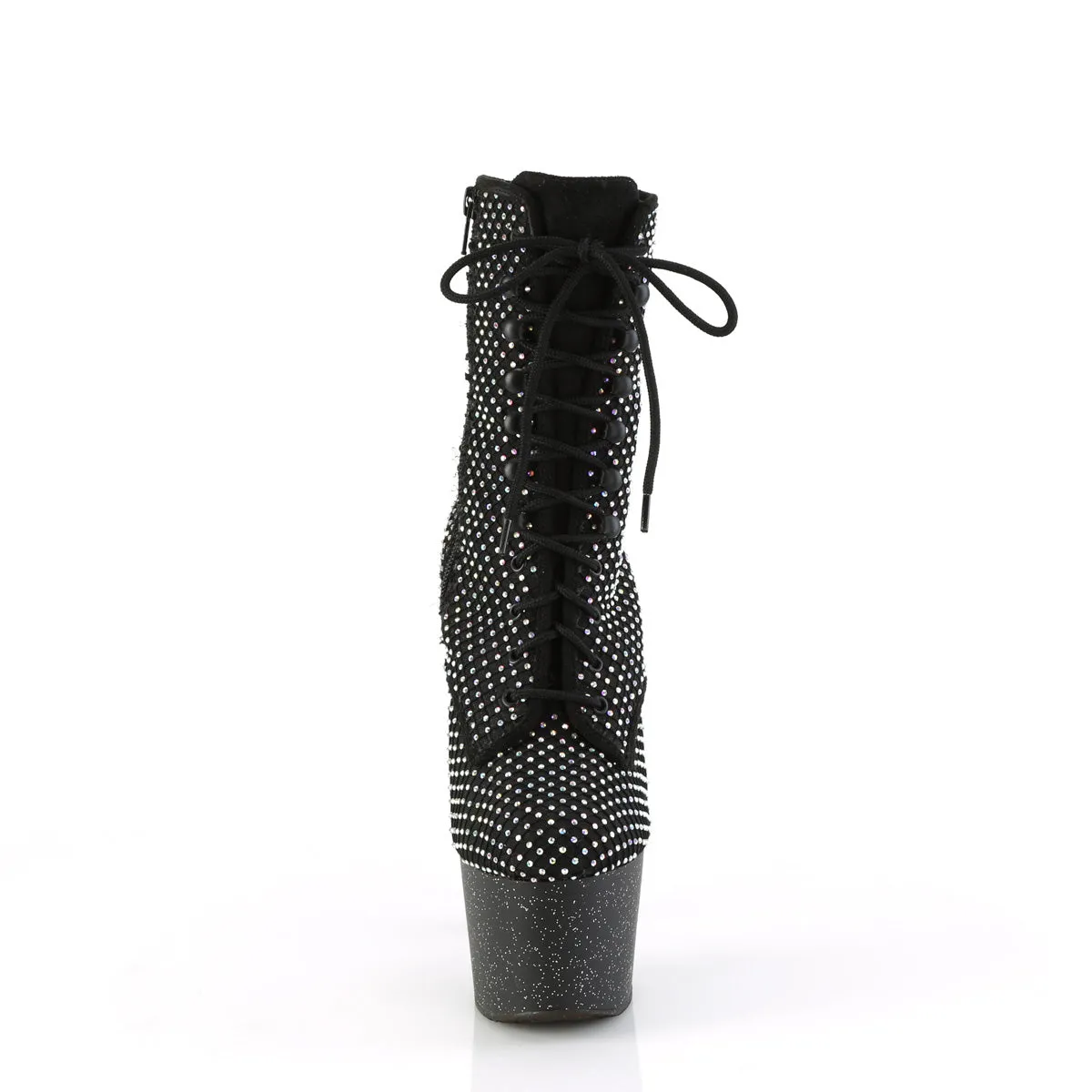 ADORE-1020RM  Black Faux Suede-RS Mesh/Black Matte