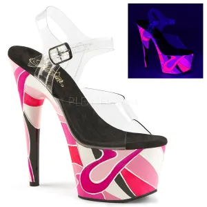 ADORE-708UVR  Clear/Pink Multi