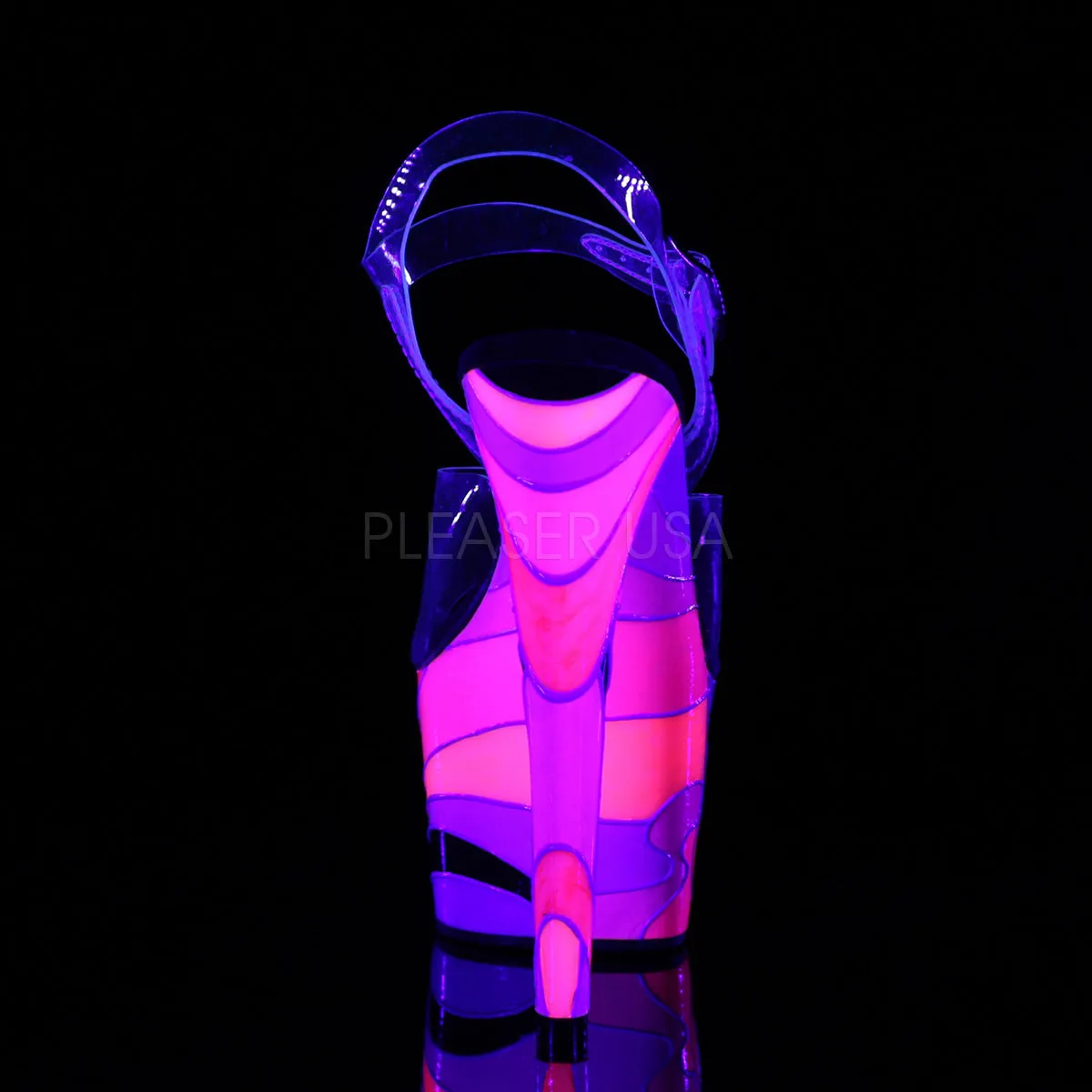 ADORE-708UVR  Clear/Pink Multi