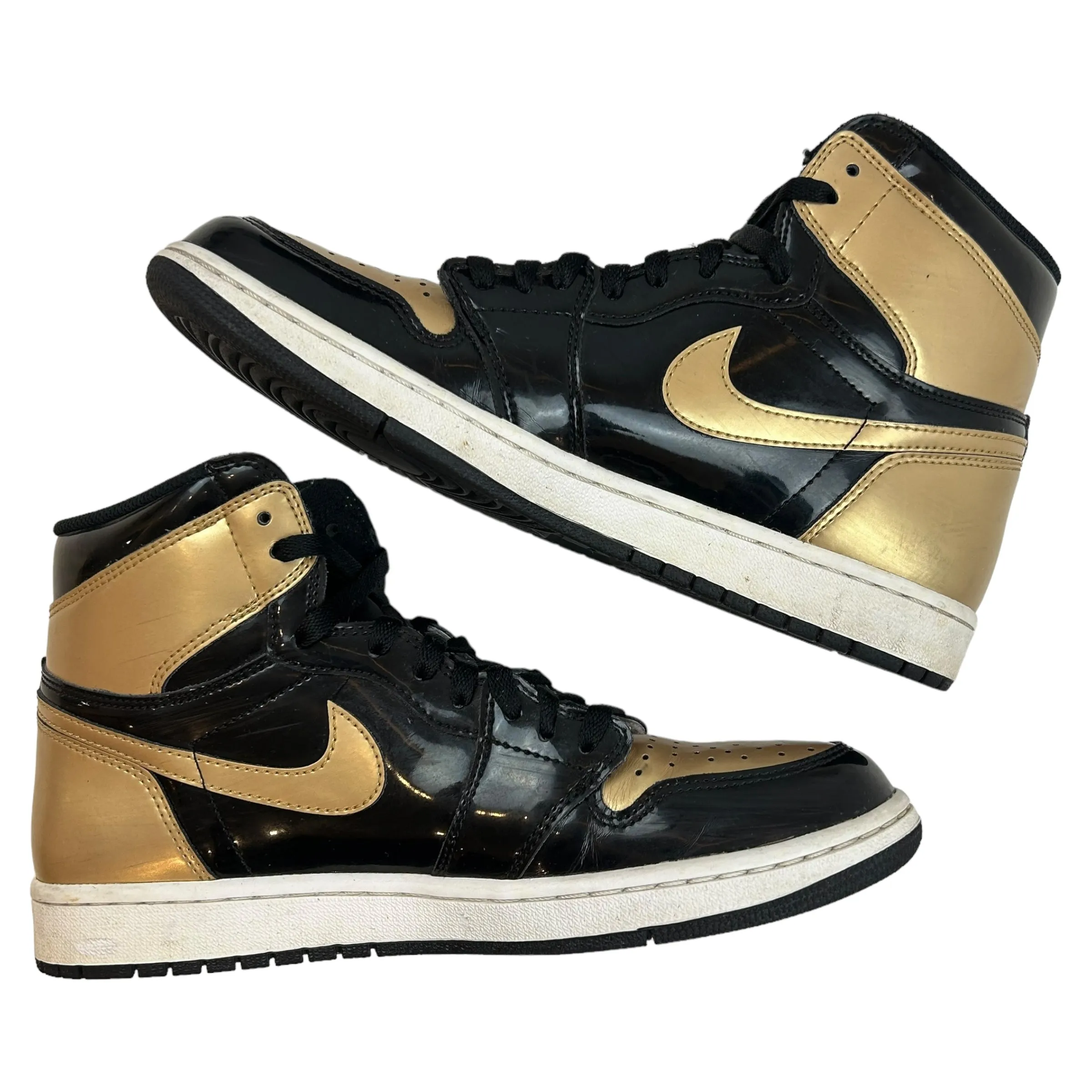 Air Jordan 1 High Patent Gold Toe (Used)