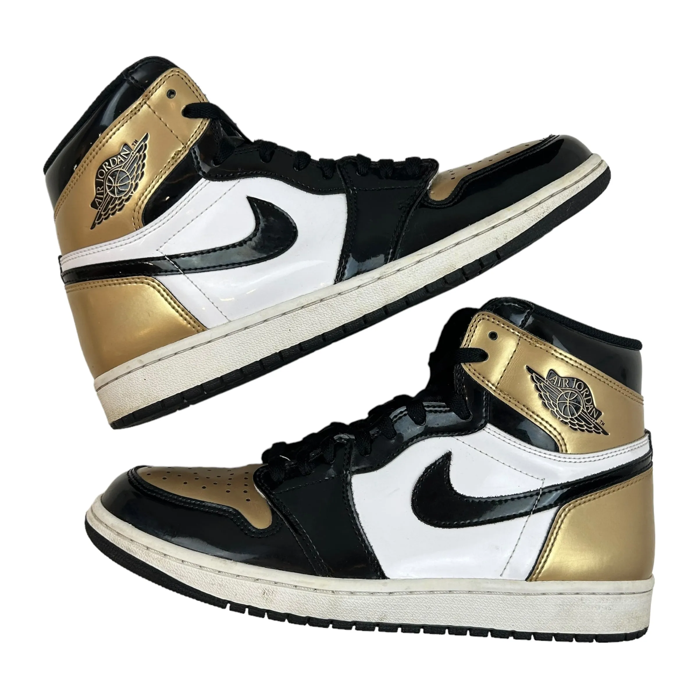 Air Jordan 1 High Patent Gold Toe (Used)
