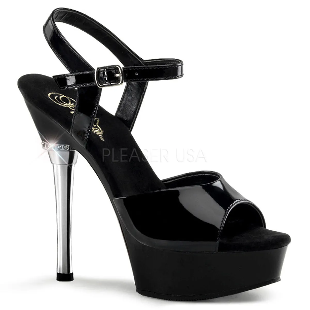 ALLURE-609  Black Patent/Black