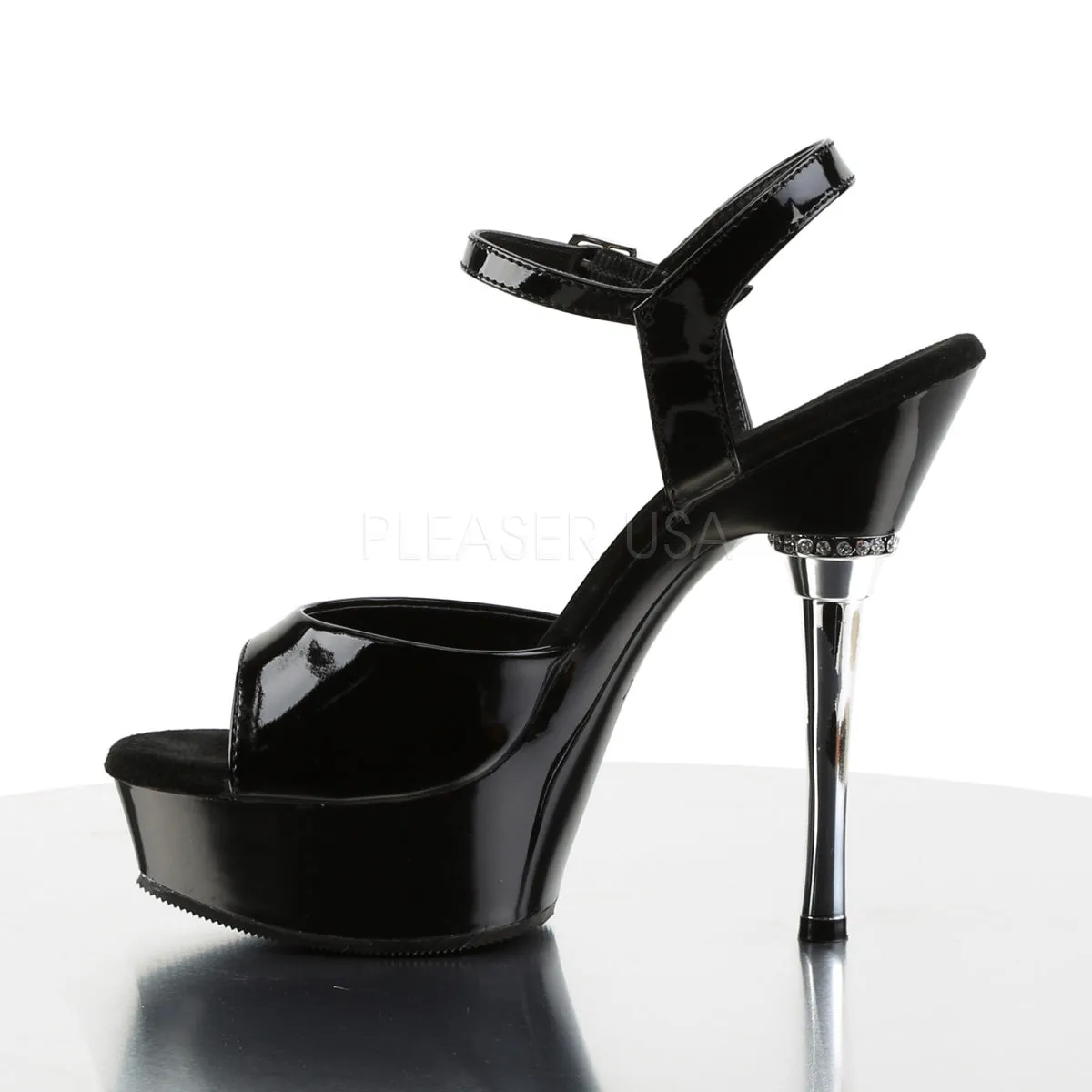 ALLURE-609  Black Patent/Black