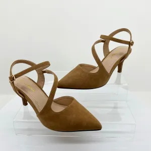 April Pointed Heel - Camel - C2