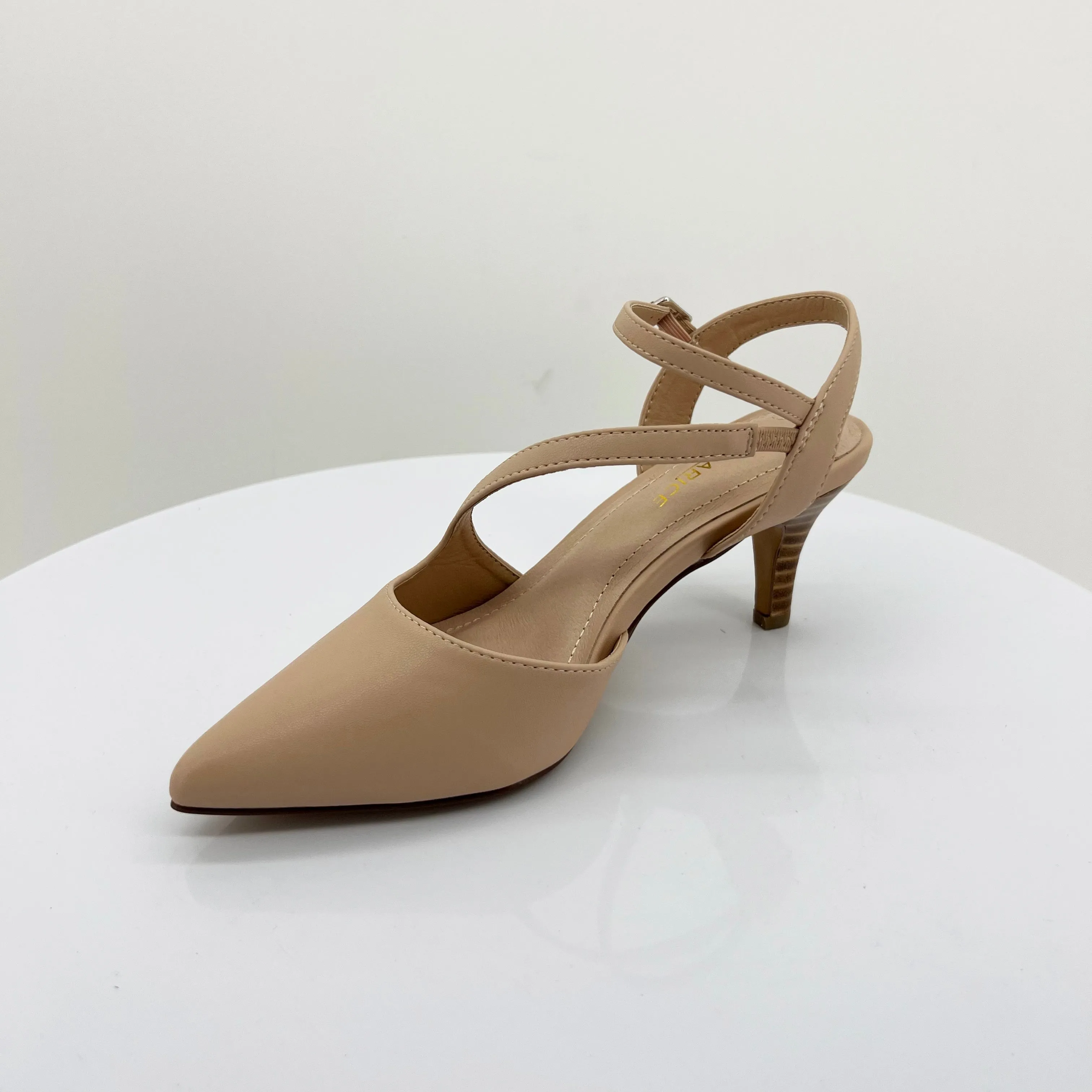 April Pointed Heel - Nude - C2