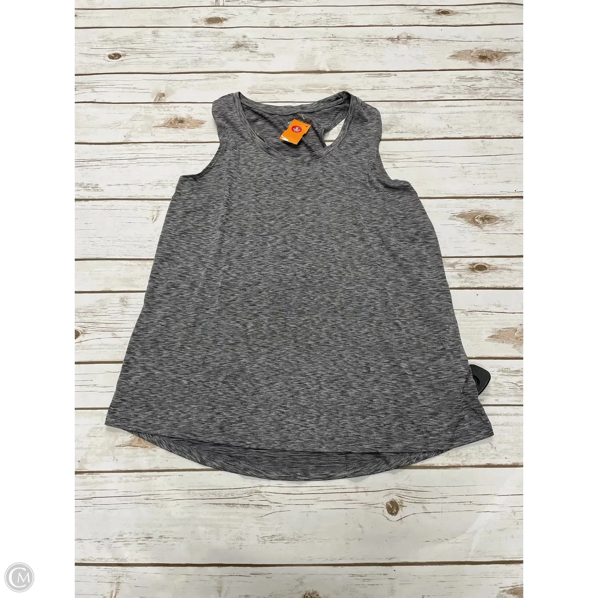 Athletic Tank Top By Athletic Works In Grey, Size: M
