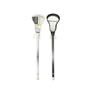 Athletic Works Mini Lacrosse Sticks and Ball Set for Kids, Black/White - new
