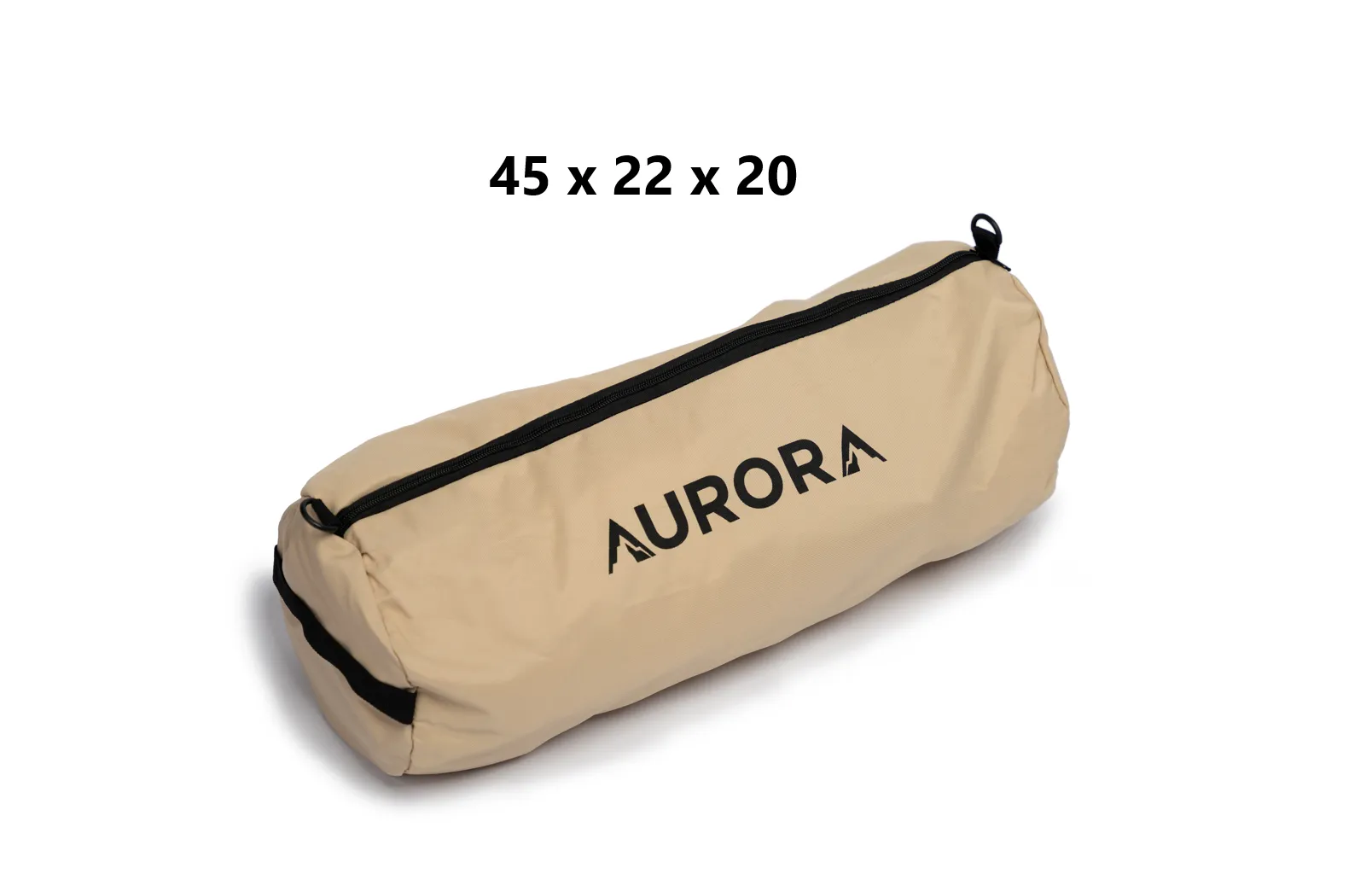 Aurora Luxury Camp Chair with Cup Holder - Beige - SLH