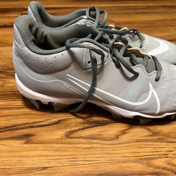Baseball Cleats Diamond Fast Flex Black White Size 10 Mens