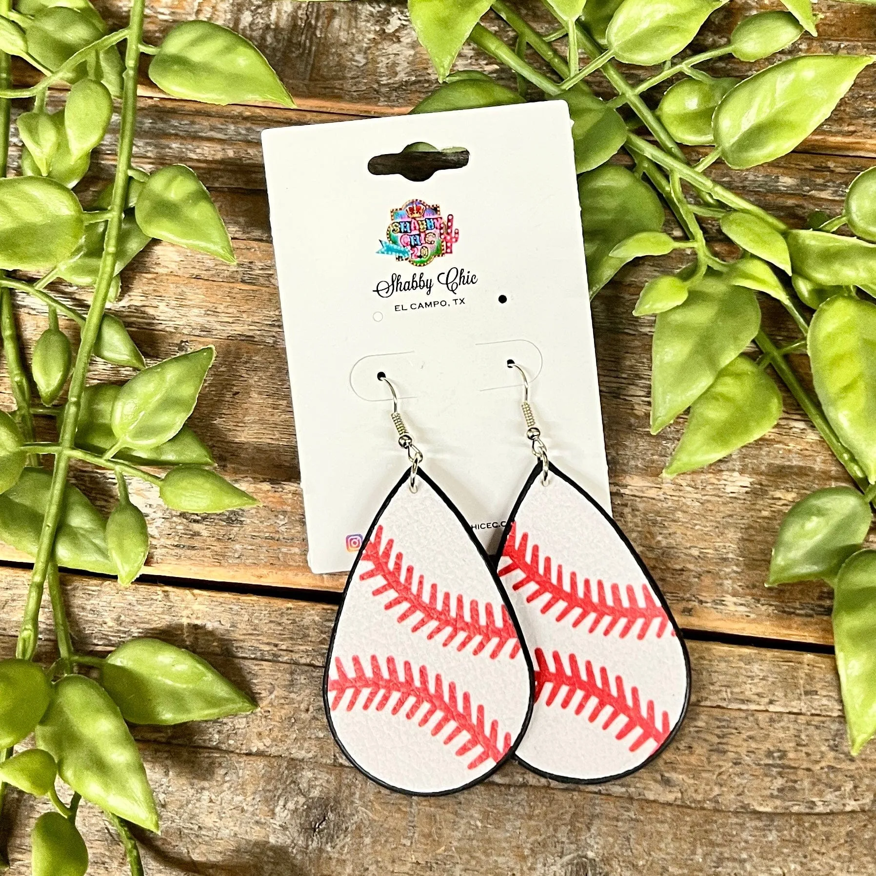 Baseball Earrings