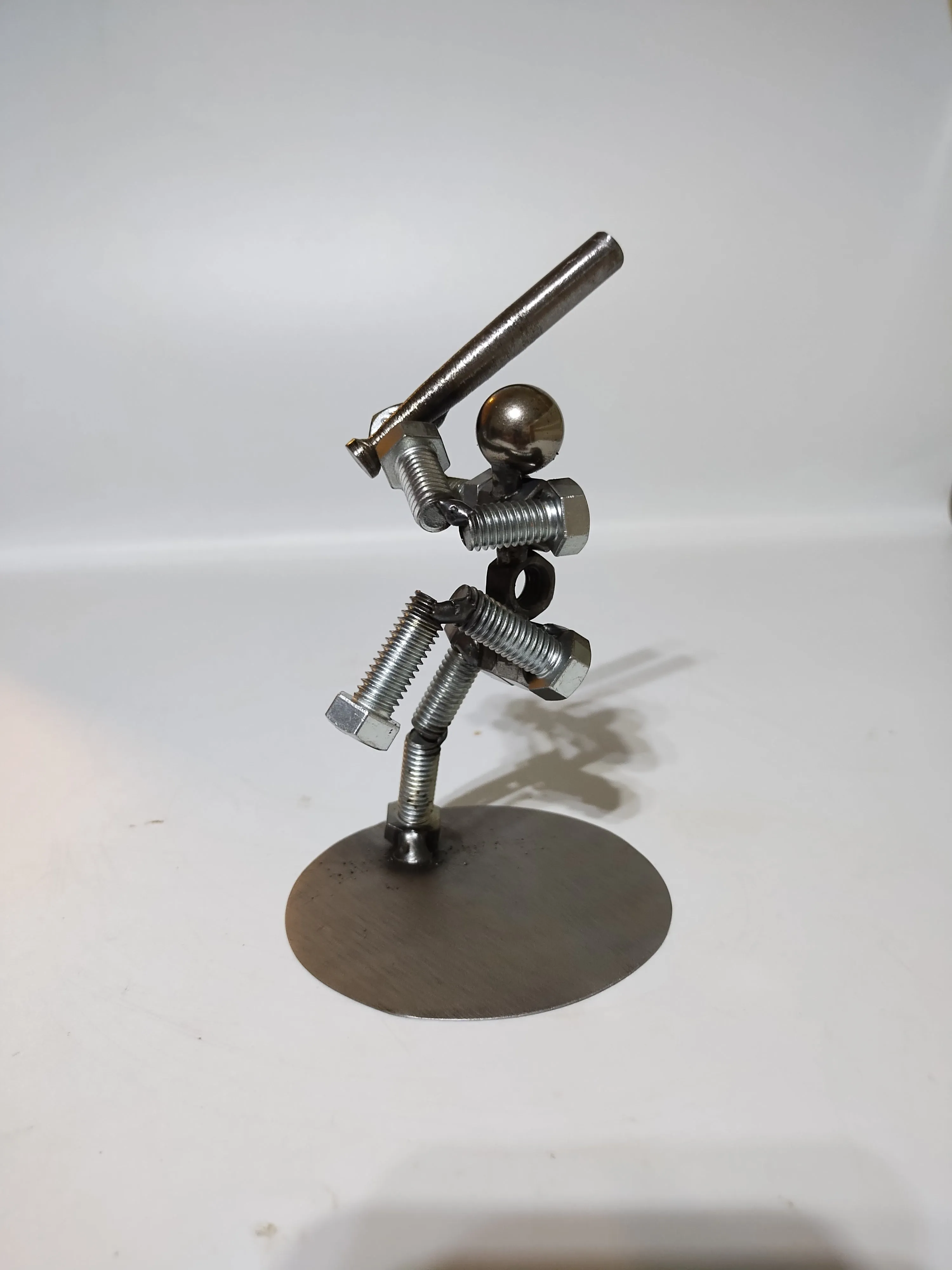 Baseball, Metal Bolt Figurine, Softball, Sports, Athlete, Batter
