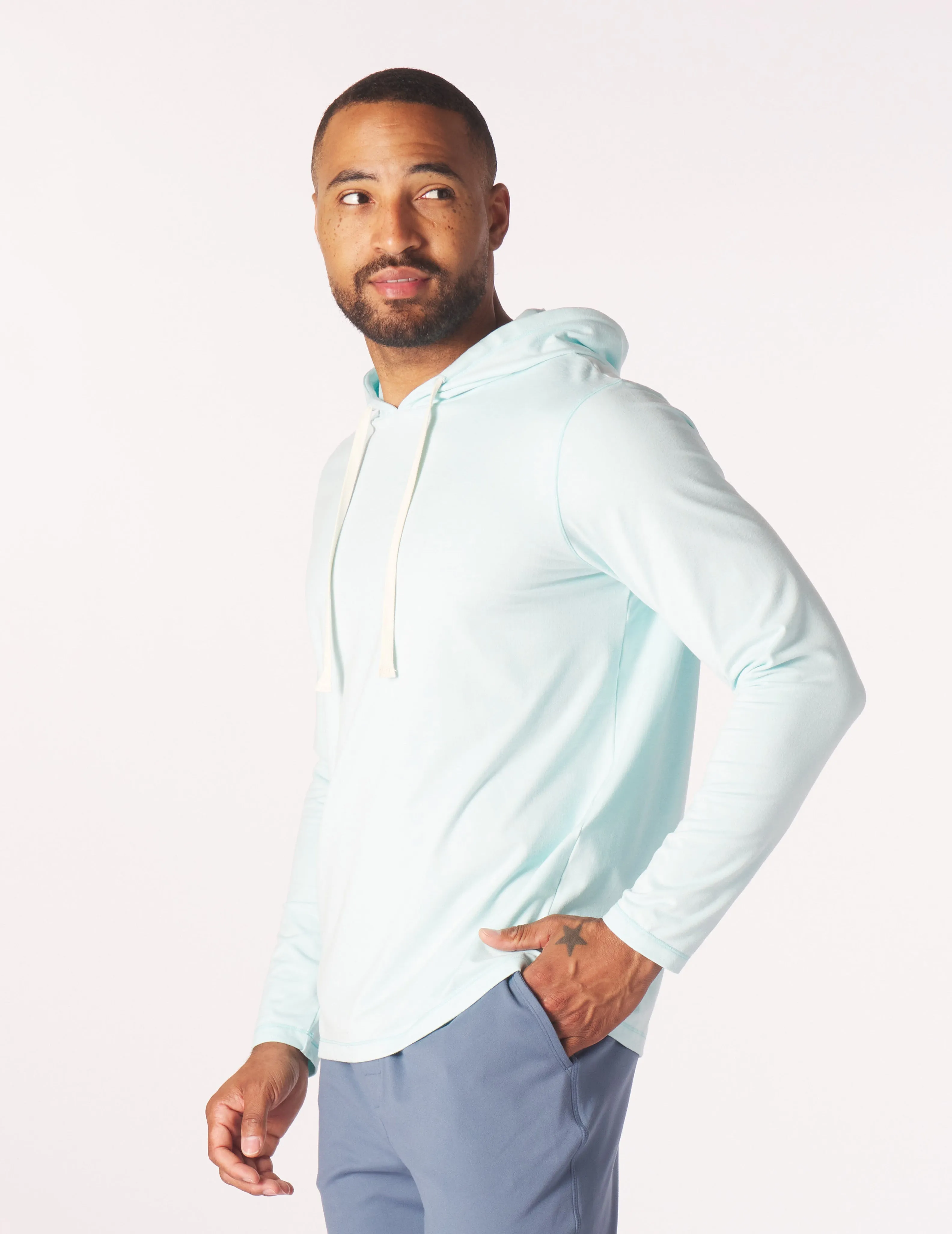 Bedford Hoodie: Hydrangea Marble