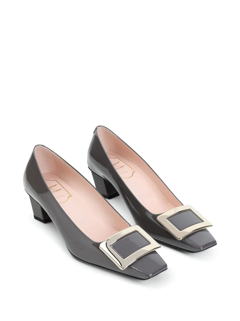 Belle vivier leather pumps