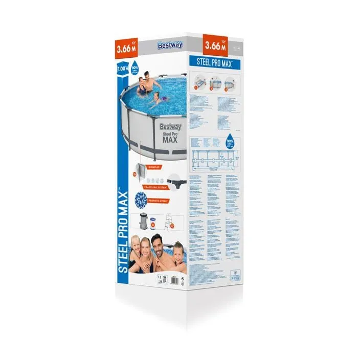 Bestway Steel Pro Max Frame Pool Set 9.150 L 3.66 m x 1.00 m 56418