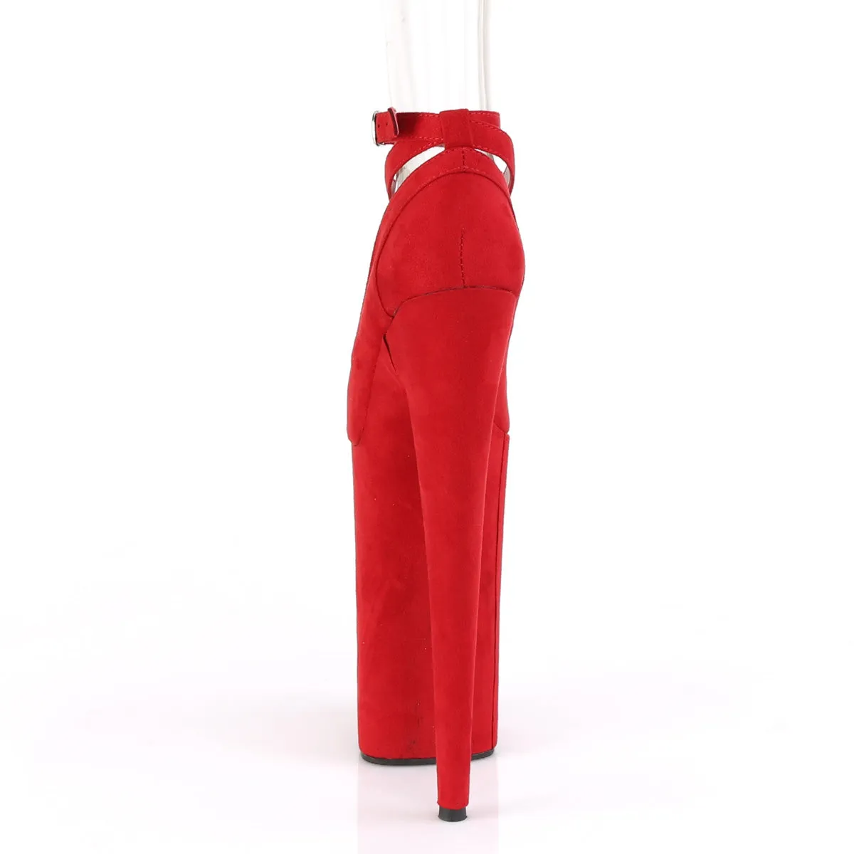 BEYOND-087FS  Red Faux Suede/Red Faxu Suede