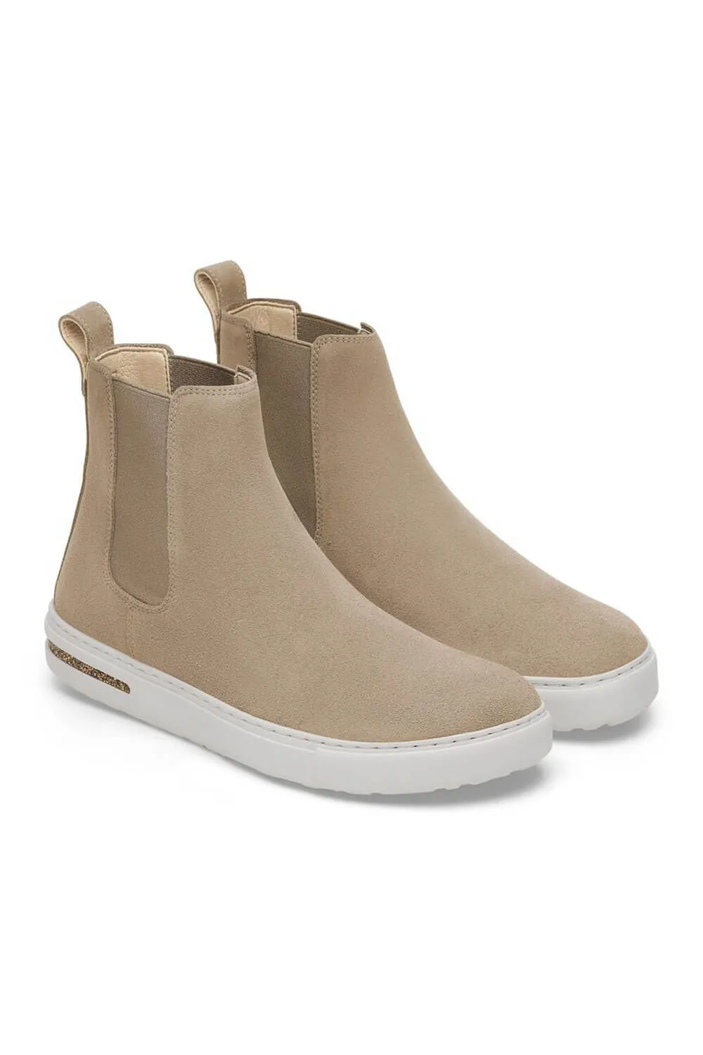 Birkenstock Bend Chelsea Suede Booties for Women in Taupe | 1028483