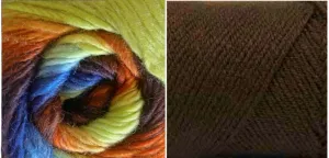 BLACK ( Woolicious) / PRISM  (Dream Blanket)