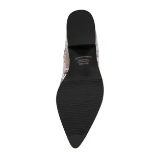Blondo Emelia Waterproof Chelsea Bootie Brown Snake Leather 8.5