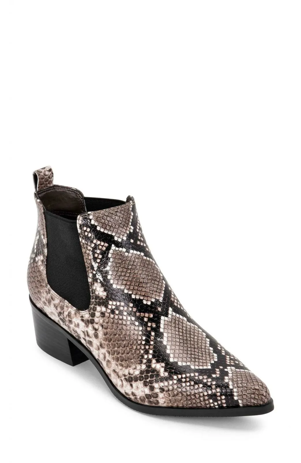 Blondo Emelia Waterproof Chelsea Bootie Brown Snake Leather MISMATCH (7,7 1/2)