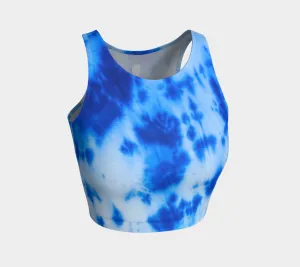 Blue Tie Dye Top