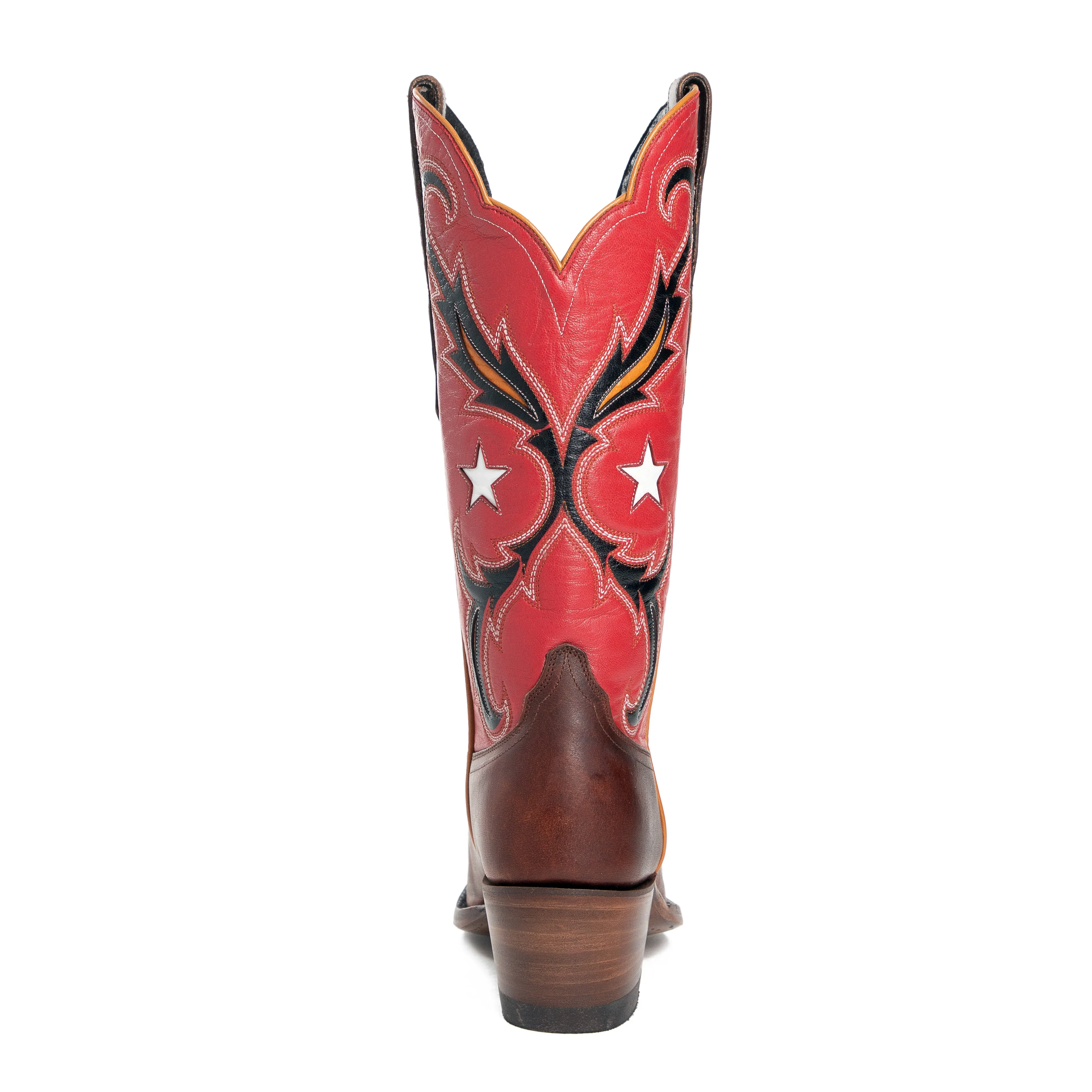 Bonnie - Pointed Toe - Red-brown