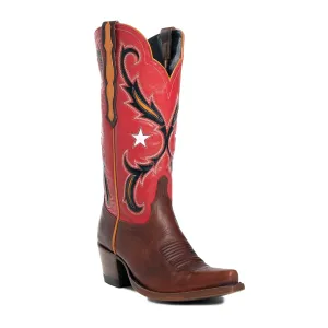 Bonnie - Pointed Toe - Red-brown