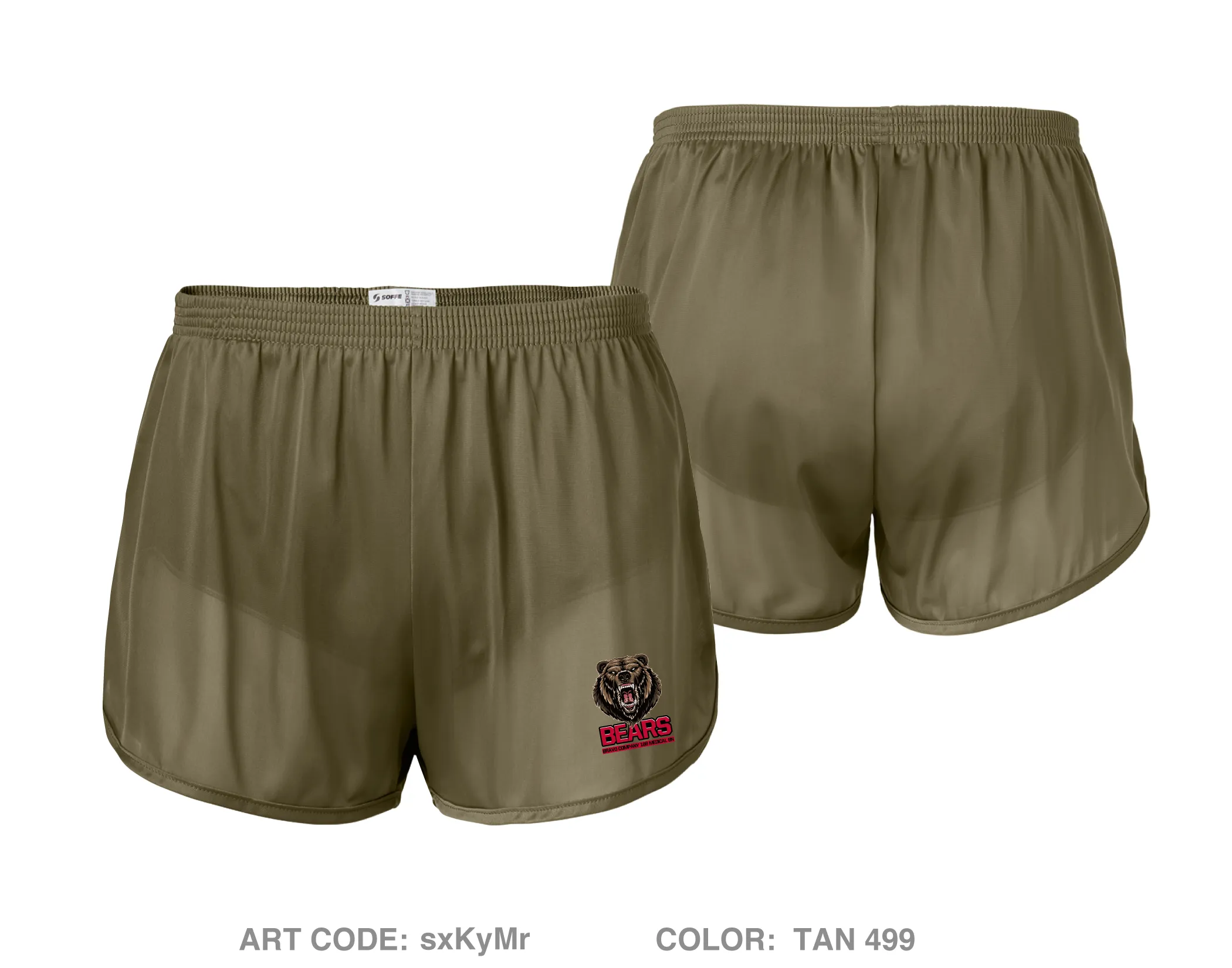 Bravo Company 188th MED BN Hi-Tech Performance Shorts - sxKyMr