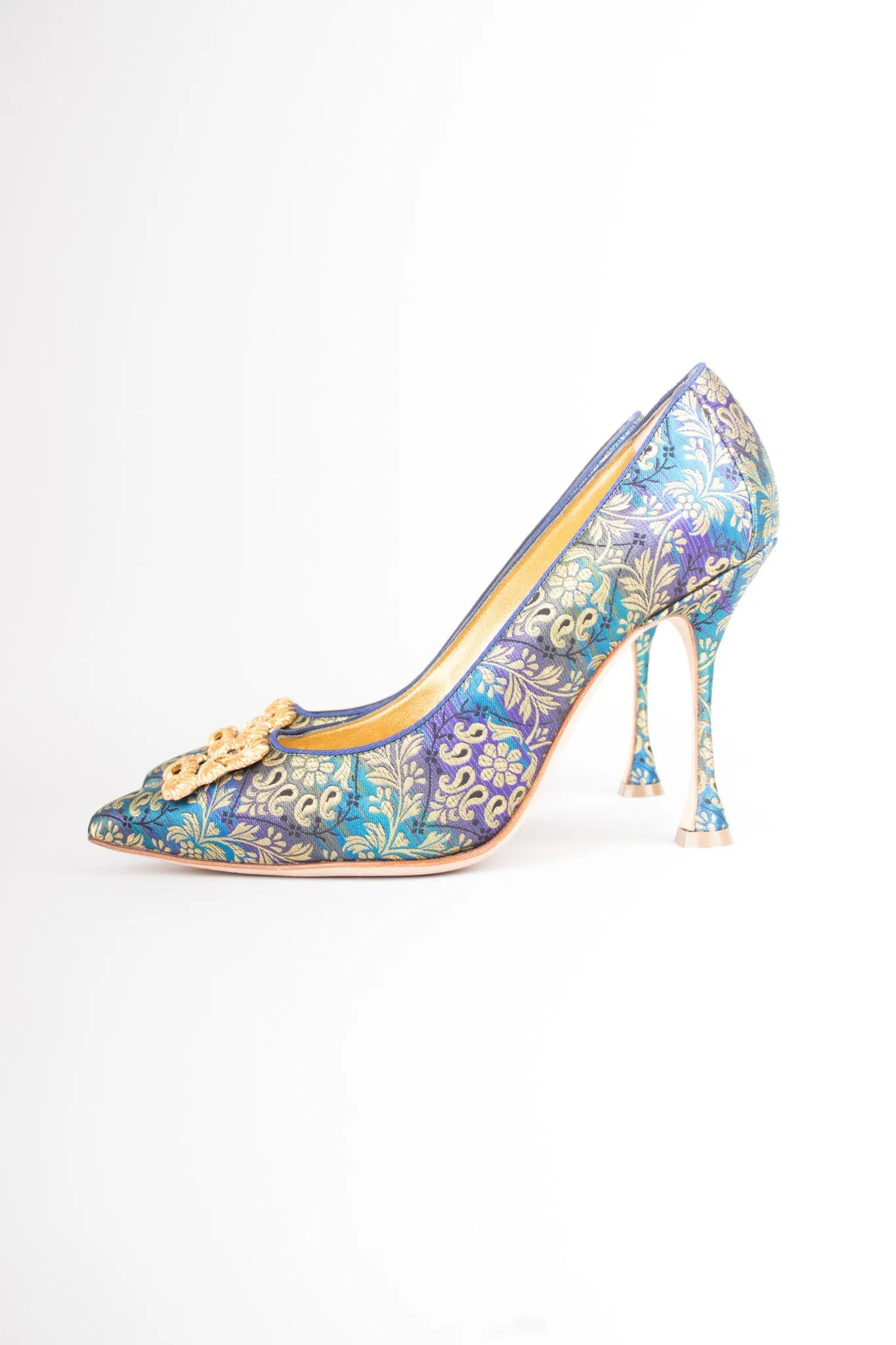 Brocade Buckle Remota Heels