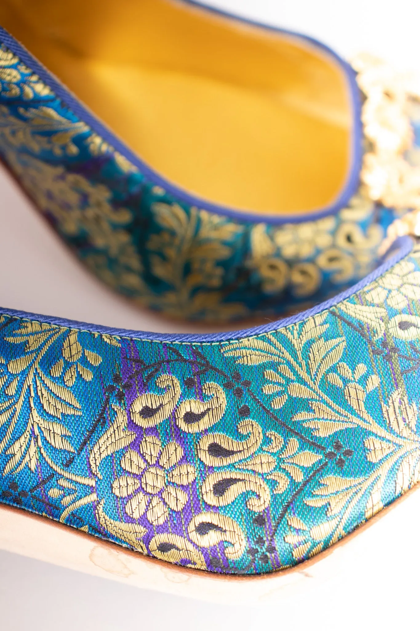 Brocade Buckle Remota Heels