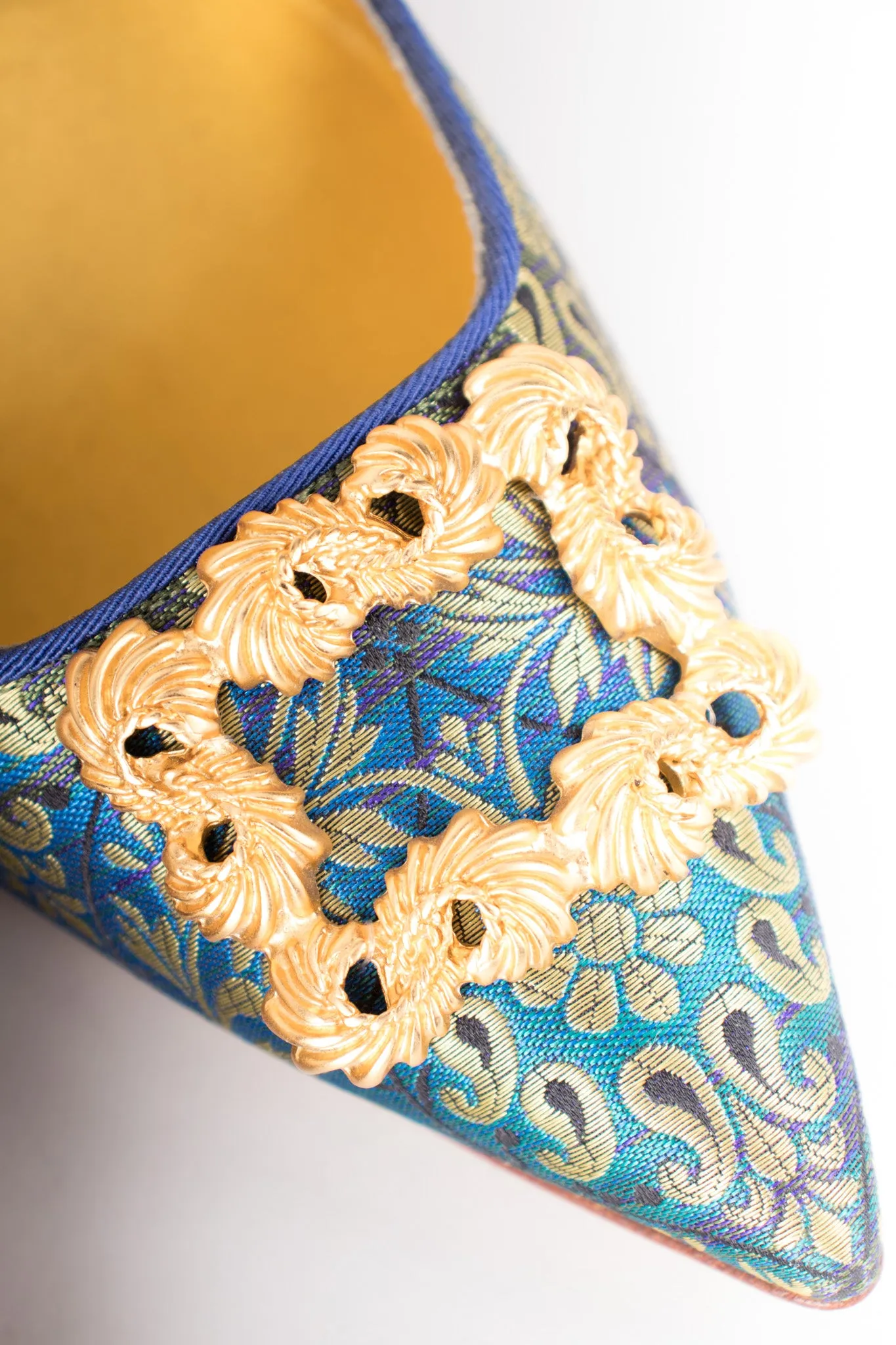 Brocade Buckle Remota Heels