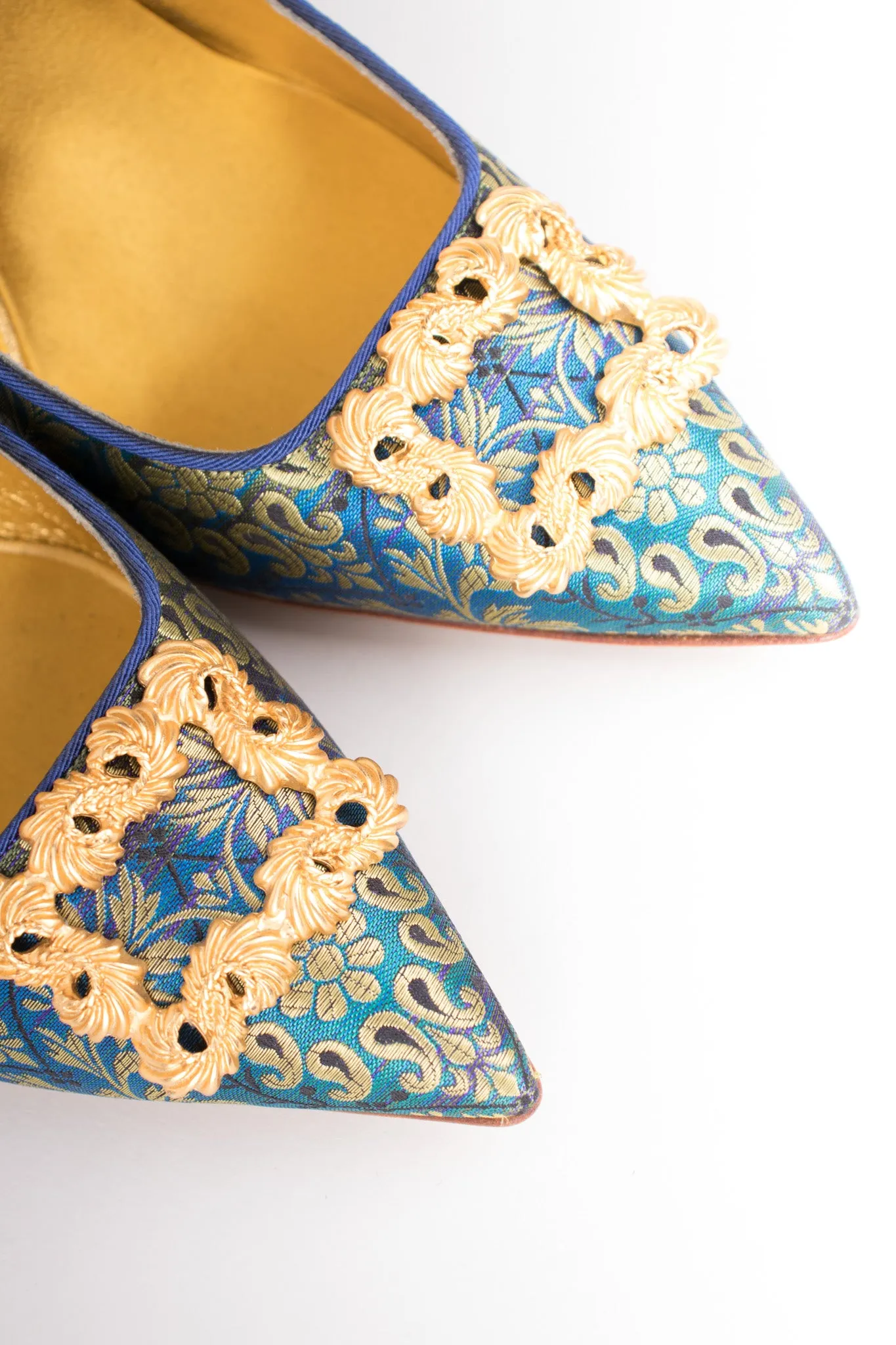 Brocade Buckle Remota Heels