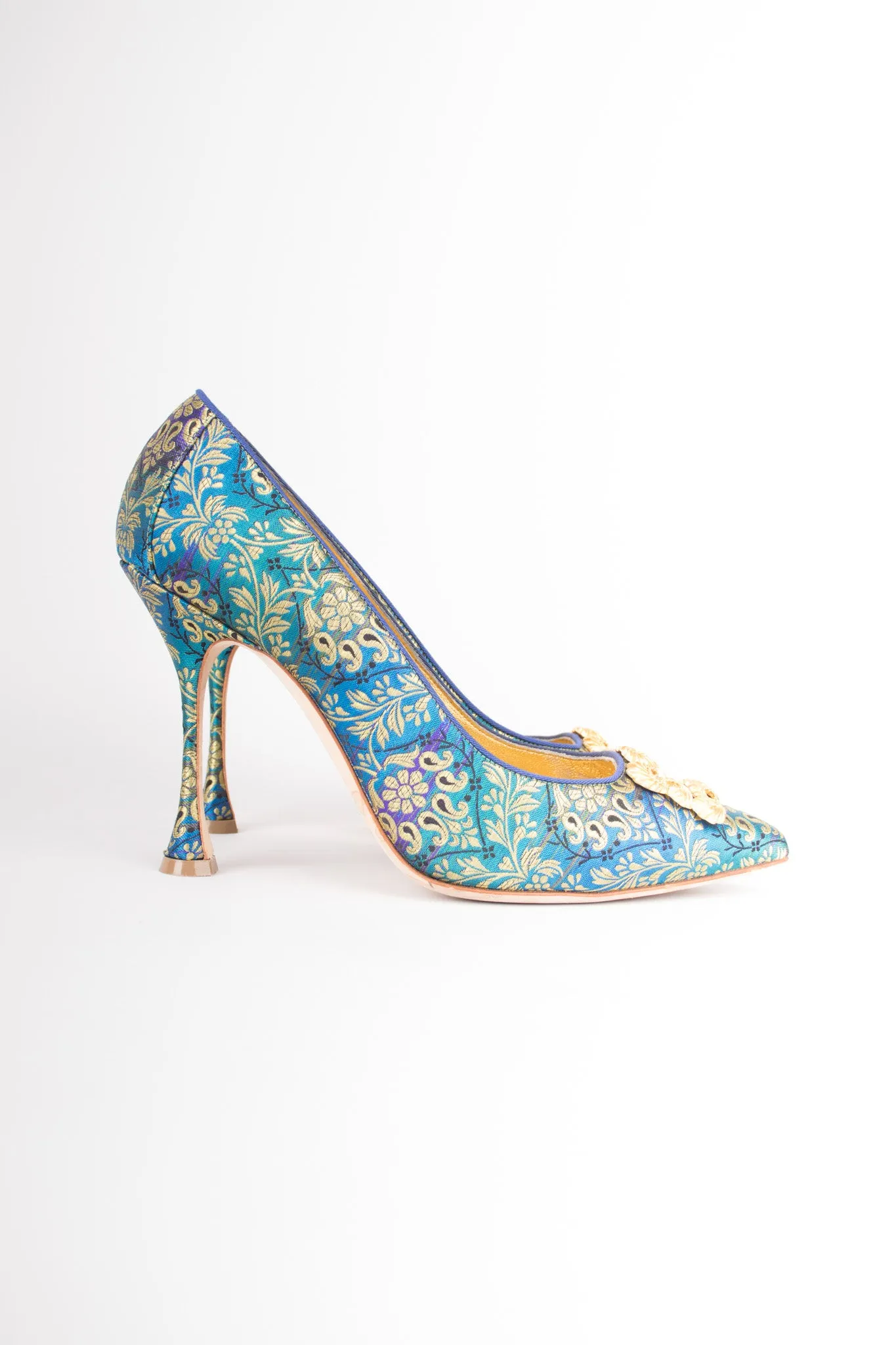 Brocade Buckle Remota Heels