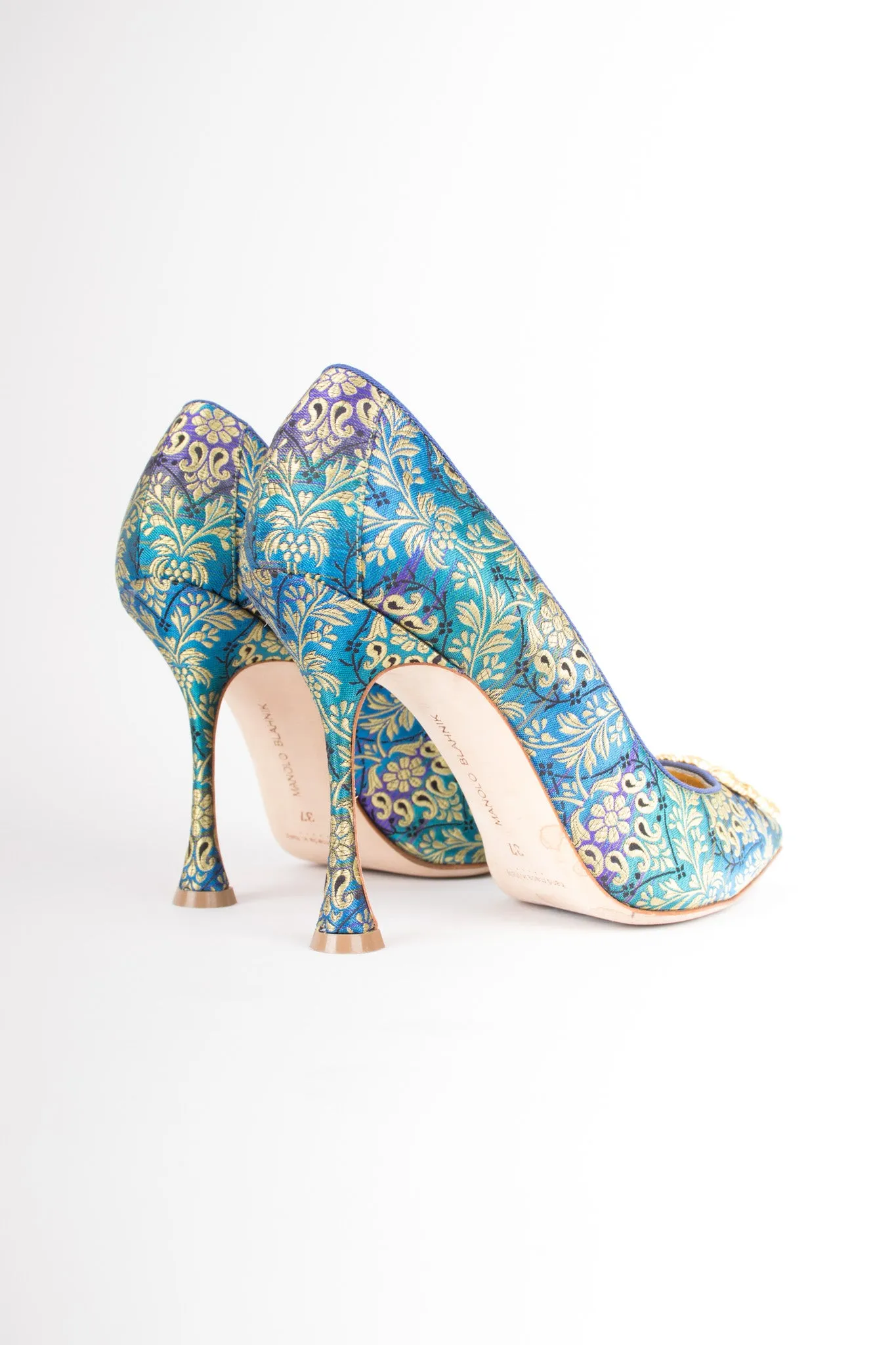 Brocade Buckle Remota Heels
