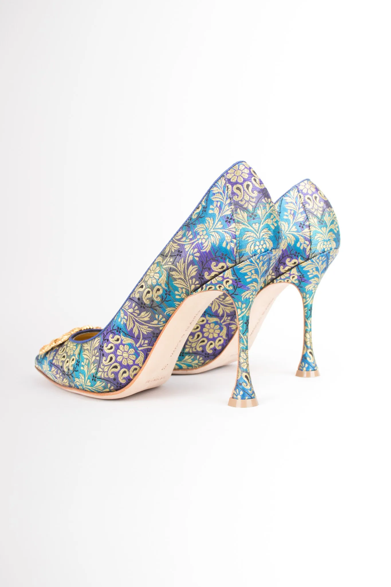 Brocade Buckle Remota Heels