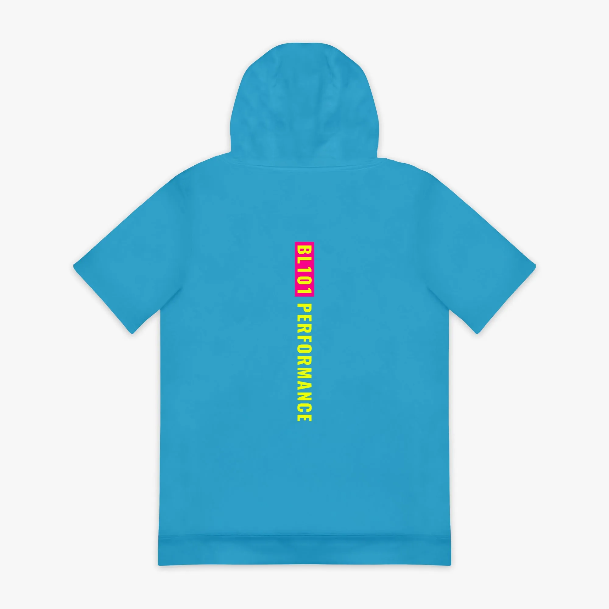 BSBL-SZN Youth Short Sleeve Hoodie V3 - Highlighter Blue