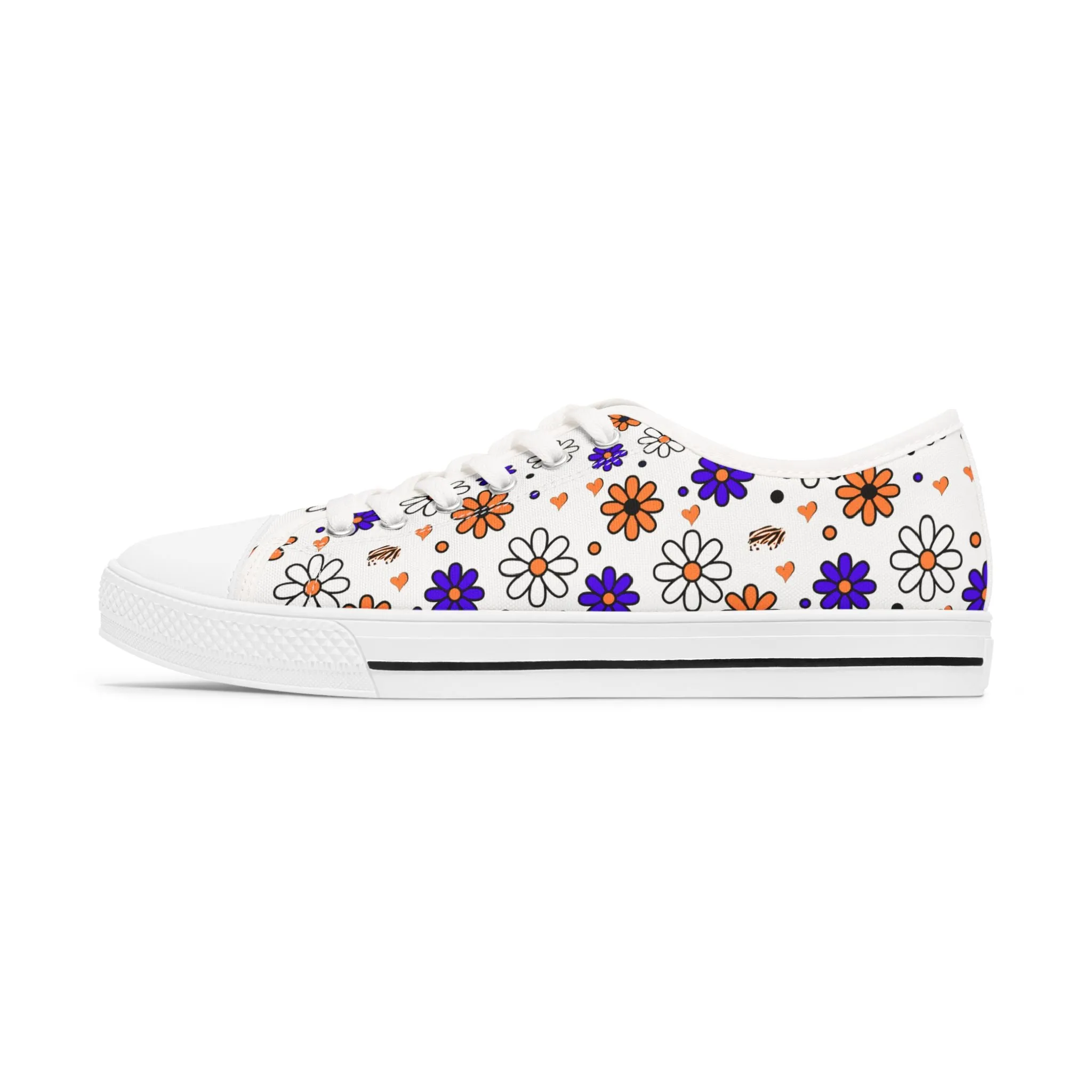 Buffalo Lacrosse Flower Power Women's Low Top Sneakers