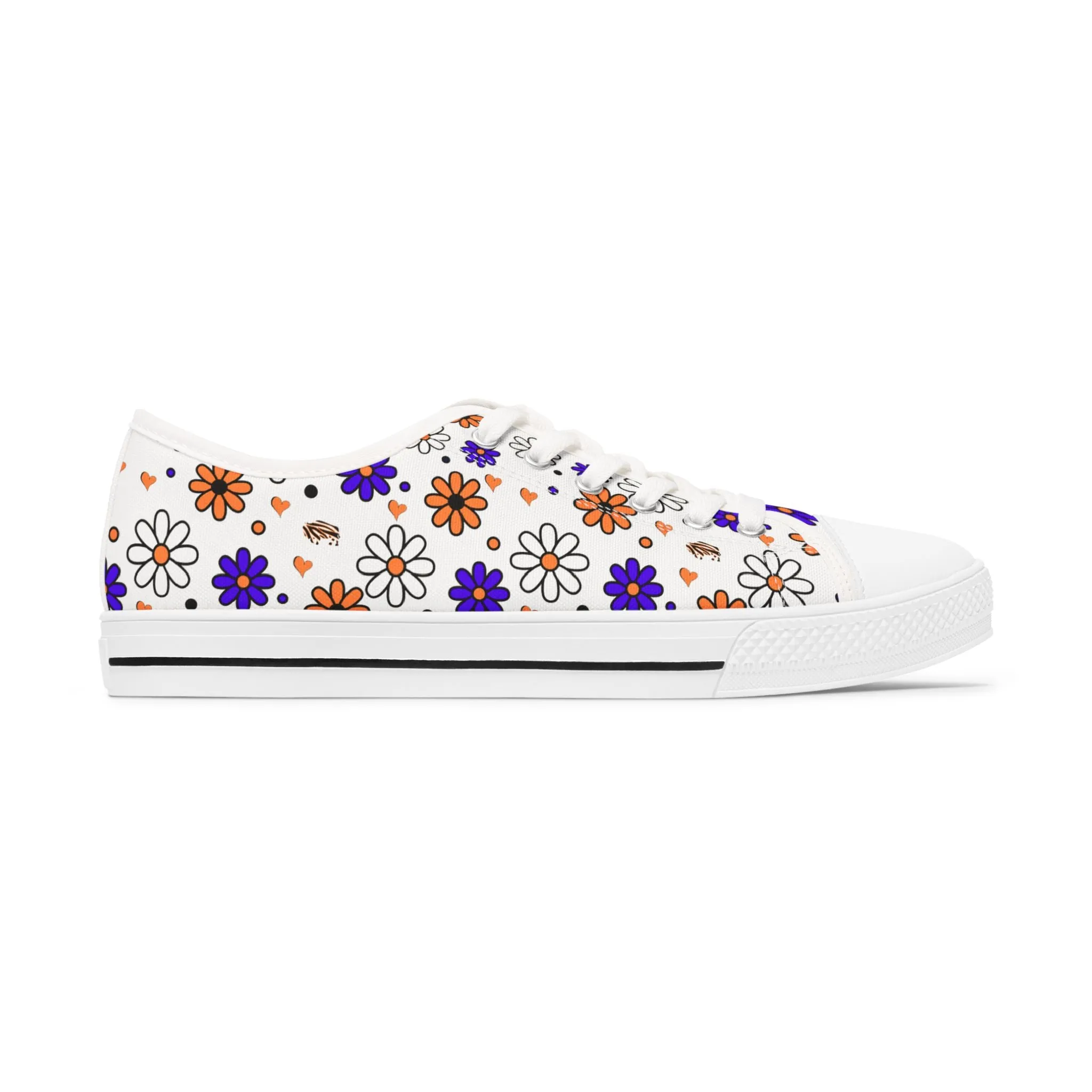 Buffalo Lacrosse Flower Power Women's Low Top Sneakers